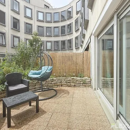 Bright With Garden Close To The Metro