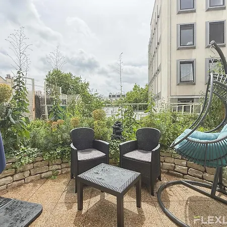 Bright With Garden Close To The Metro